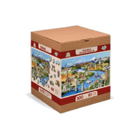 World Landmarks 300 Piece Wood Jigsaw Puzzle Wooden City