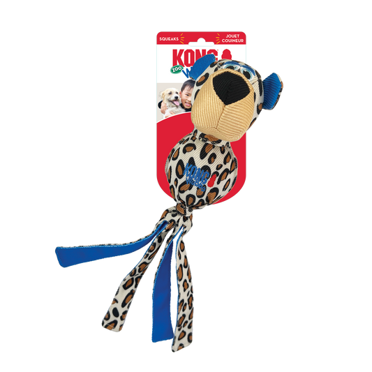 Kong Wubba Zoo Cheetah Large Dog Toy 🐕