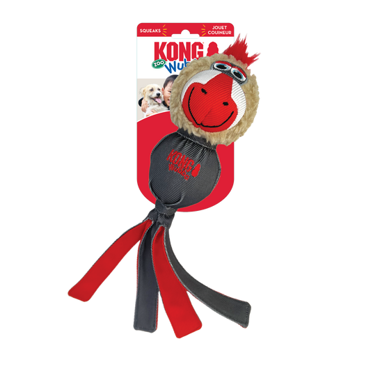 Kong Wubba Zoo Mandrill Large Dog Toy 🐕