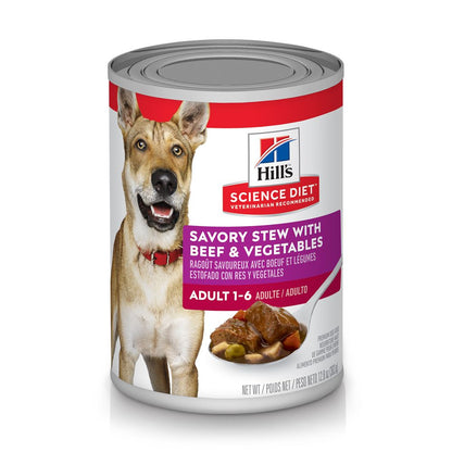 Science Diet Adult Beef and Vegetable Savory Stew Wet Dog Food