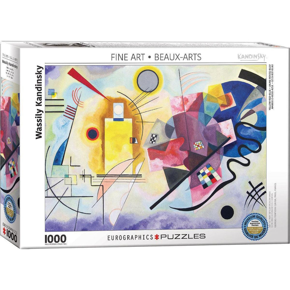Yellow-Red-Blue by Wassily Kandinsky 1000 Piece Jigsaw Puzzle Eurographics