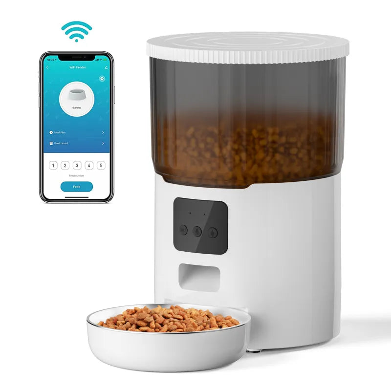 Royal Smart Automatic Pet Feeder Programmable Voice 👑