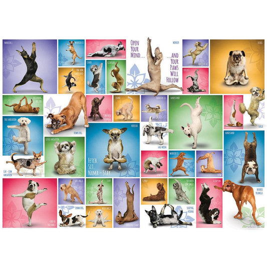 Yoga Dogs 1000 Piece Jigsaw Puzzle Eurographics
