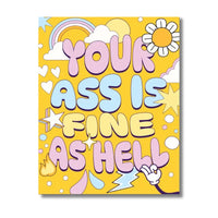 Your Ass is Fine as Hell 500 Piece Jigsaw Puzzle Fun Club
