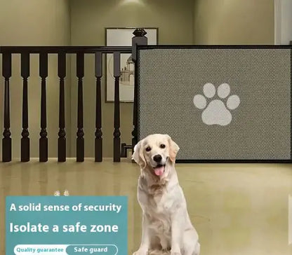 Pet Safety Gate Dogs Cats Adjustable 13.7 Lbs 🚪