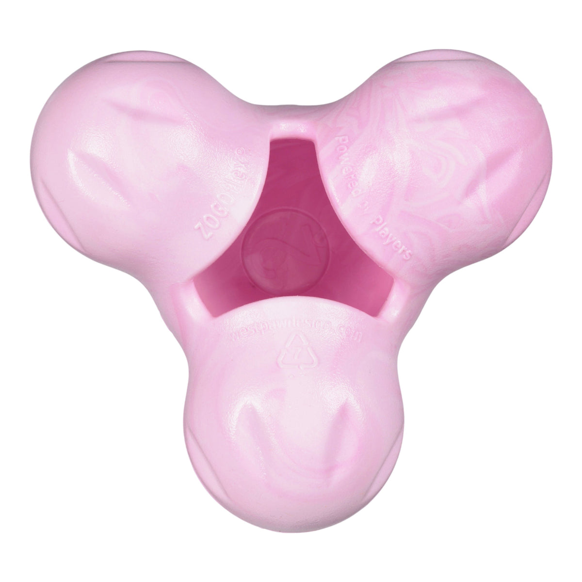 Tux Bubblegum Swirl Interactive Dog Toy Durable Play Premium - close up view