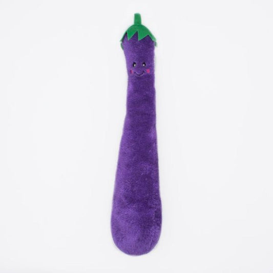 Jigglerz Eggplant Dog Toy