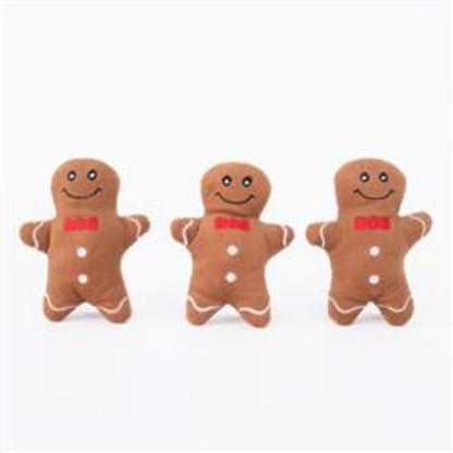 Holiday Burrow Gingerbread House Interactive Dog Toy
