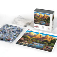 Zion National Park 500 Piece Jigsaw Puzzle Boardwalk