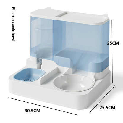 Smart Automatic Cat Feeder and Water Fountain Combo System