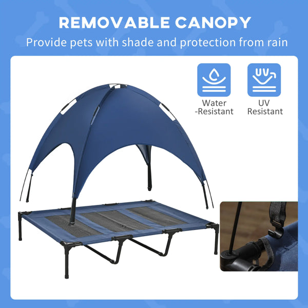 Portable Dog Cot - Raised Cooling Bed for Camping & Patio