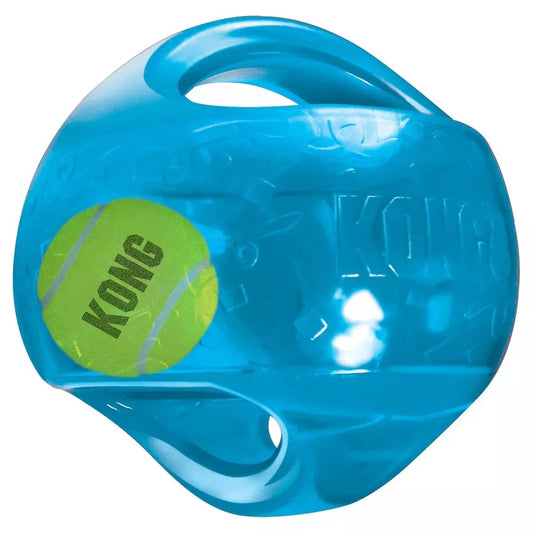 KONG 2-In-1 Jumbler Medium/Large Blue Interactive Squeaky Toy