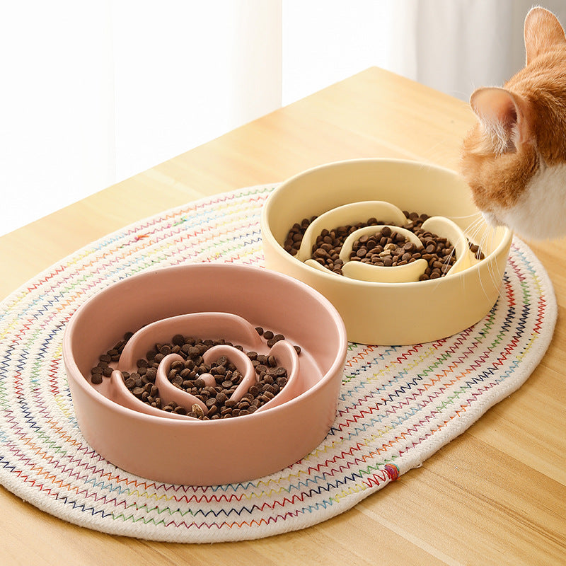 Ceramic Pet Cat And Dog Bowl Small And Medium-sized Dogs