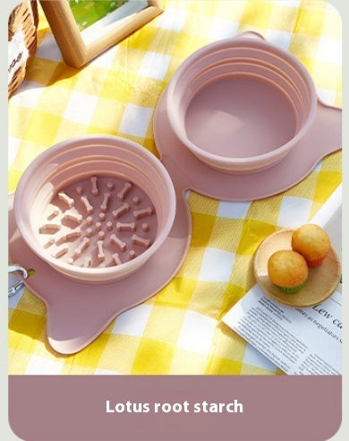 Folding Bowl For Pet Outdoor Portable Dog Feeder Cat