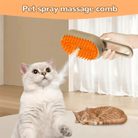 3-in-1 Electric Pet Brush – Steam Cleaner, Hair Remover & Massager for Dogs & Cats