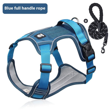 Dog Hand Holding Rope Explosion-proof Handle Chest Back