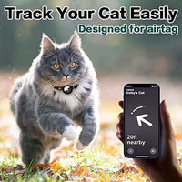AirTag Cat Collar - Breakaway Reflective Safety Collar with AirTag Holder