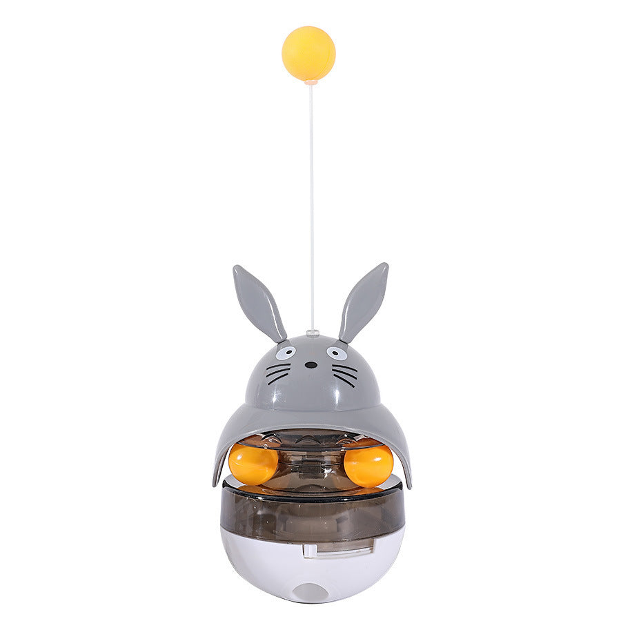 Interactive Cat Feeder Toy Treat Dispenser Exercise Toys