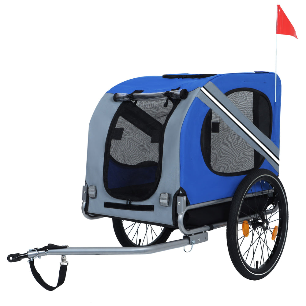 Large Folding Bike Trailer for Dogs – 66LB Capacity
