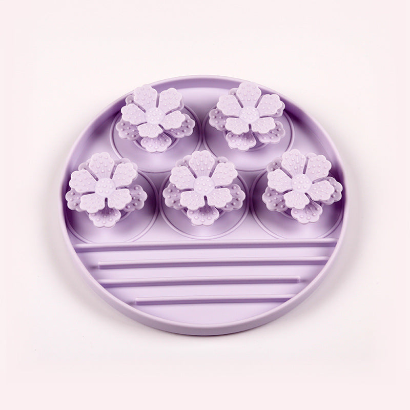 Pet Licking Pad Snack Pad Dog Tableware Suction Cup Silicone