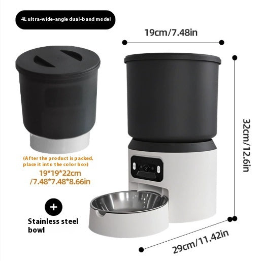 4L Smart WiFi Automatic Pet Feeder App Control for Your Dog