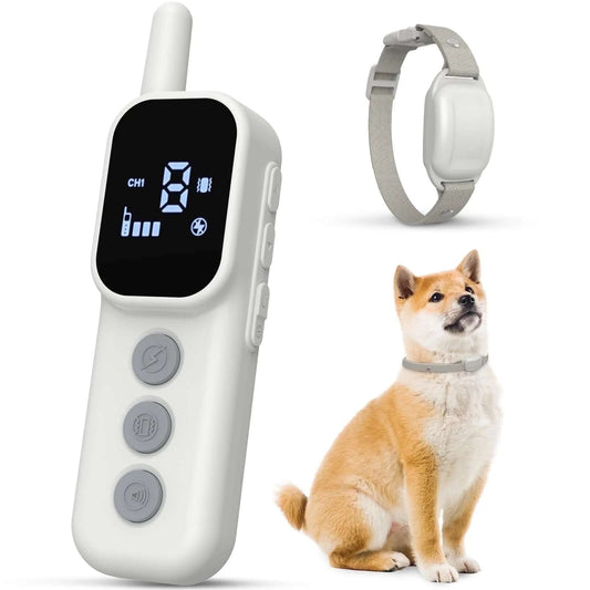 Dog Training Collar with Remote - 3 Modes, Waterproof, Rechargeable for All Dog Sizes