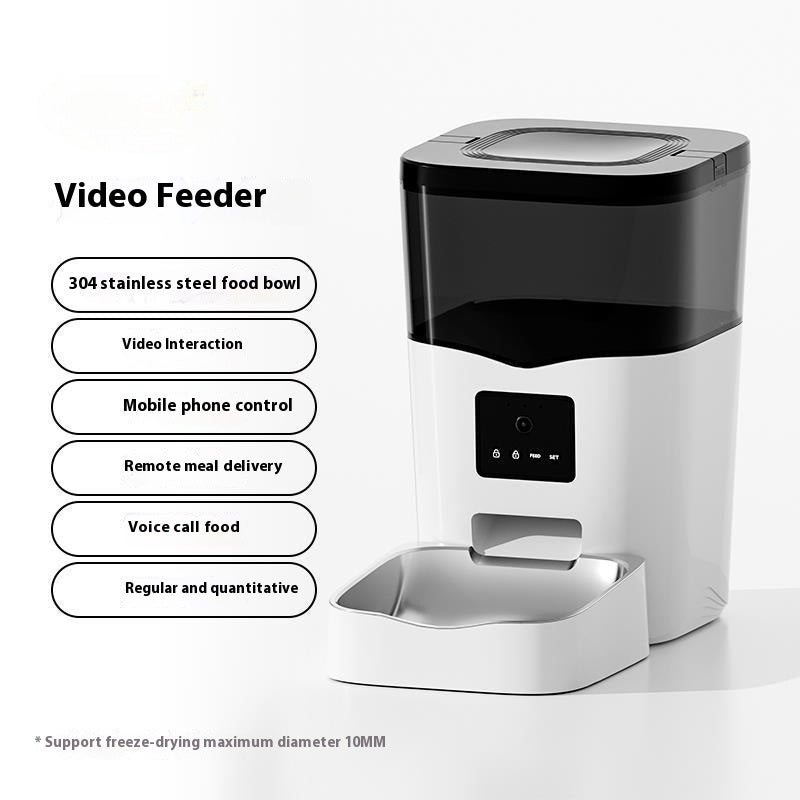 Smart WiFi Automatic Cat Feeder with HD Camera Pet Dispenser