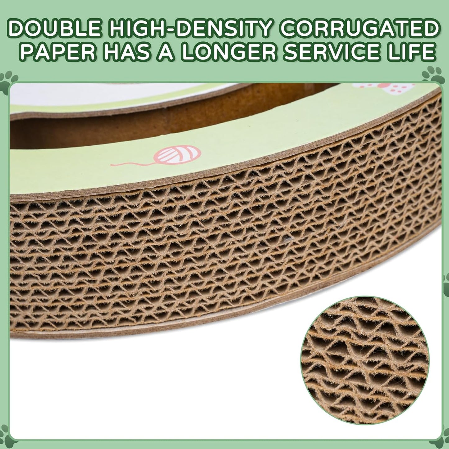 Cat Claw Scratch Pad Cat Round Cat Scratcher Cardboard Toys