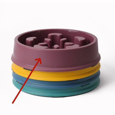 Dog Anti-Chye Pet Bowl Slow Food Bowl Basin