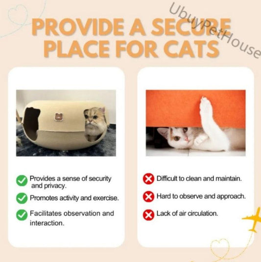 Cat Donut Tunnel Toy