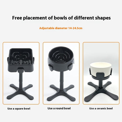 Adjustable Elevated Dog Bowl Stand: Stable Mess-Free Dining