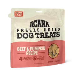 Acana Freeze-Dried Beef & Pumpkin Treats for Cats and Dogs by The Family Pet, 15.99, budget-friendly dog treats in a color...