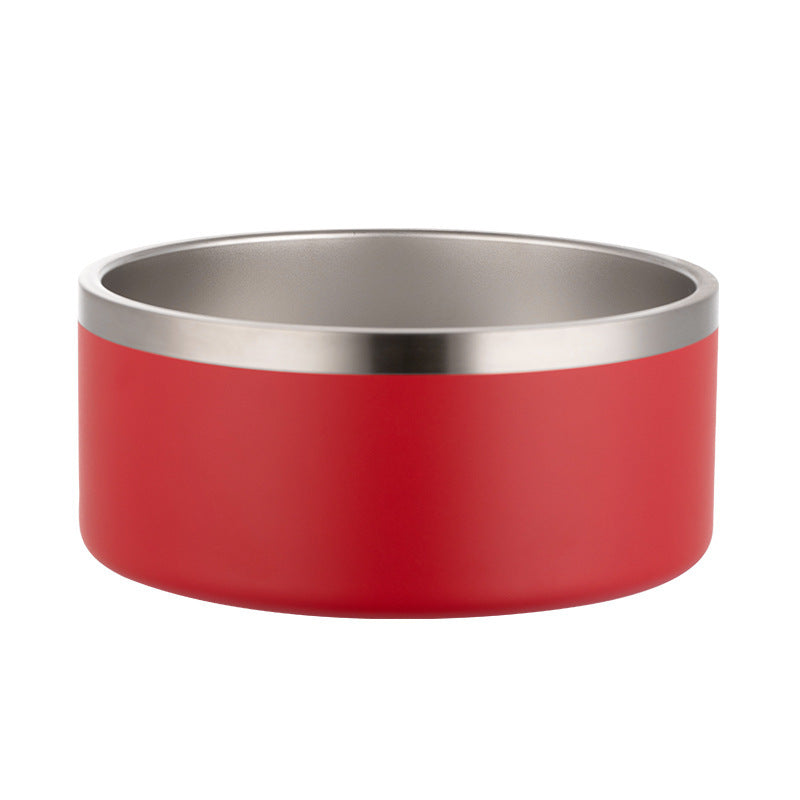 Stainless Steel Dog Bowl Inside And Outside 304 With Silica
