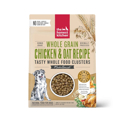 Honest Kitchen Clusters Whole Grain Chicken & Oat Dog Food