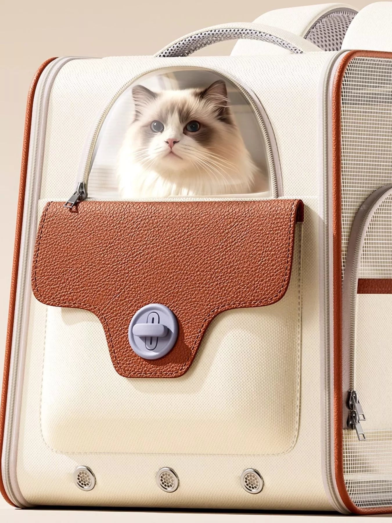 Portable Breathable Pet Carrier Backpack