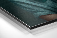 Lady Dog Brushed Aluminum Dibond Wall Art