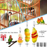 3Pcs Bird Food Holder