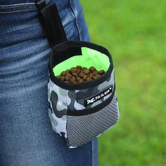 Dog Treat Pouch Waist Bag Portable Training Snack Bag
