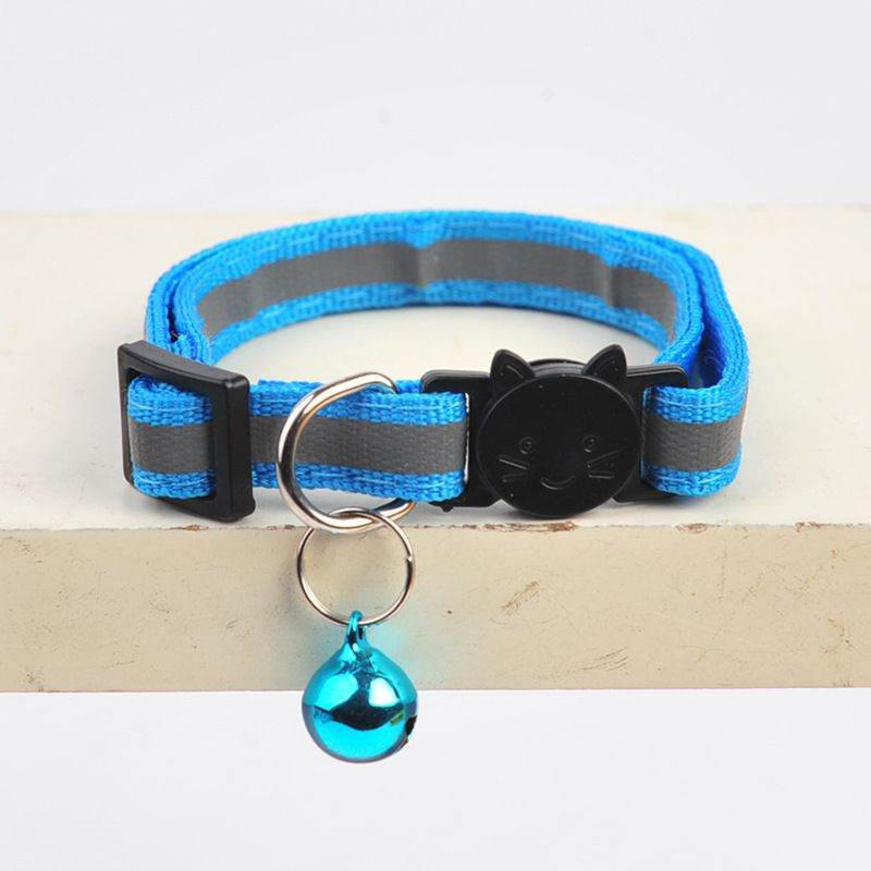 Purrfect Pet Kingdom Adjustable Reflective Collar for Pets Reflective Blue Purrfect Pet Kingdom