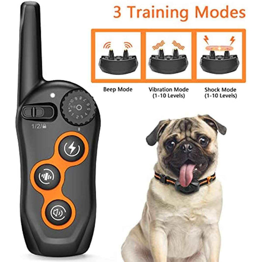 Purrfect Pet Kingdom Adjustable Training Collar for Stubborn Dogs 1 receptore set Purrfect Pet Kingdom