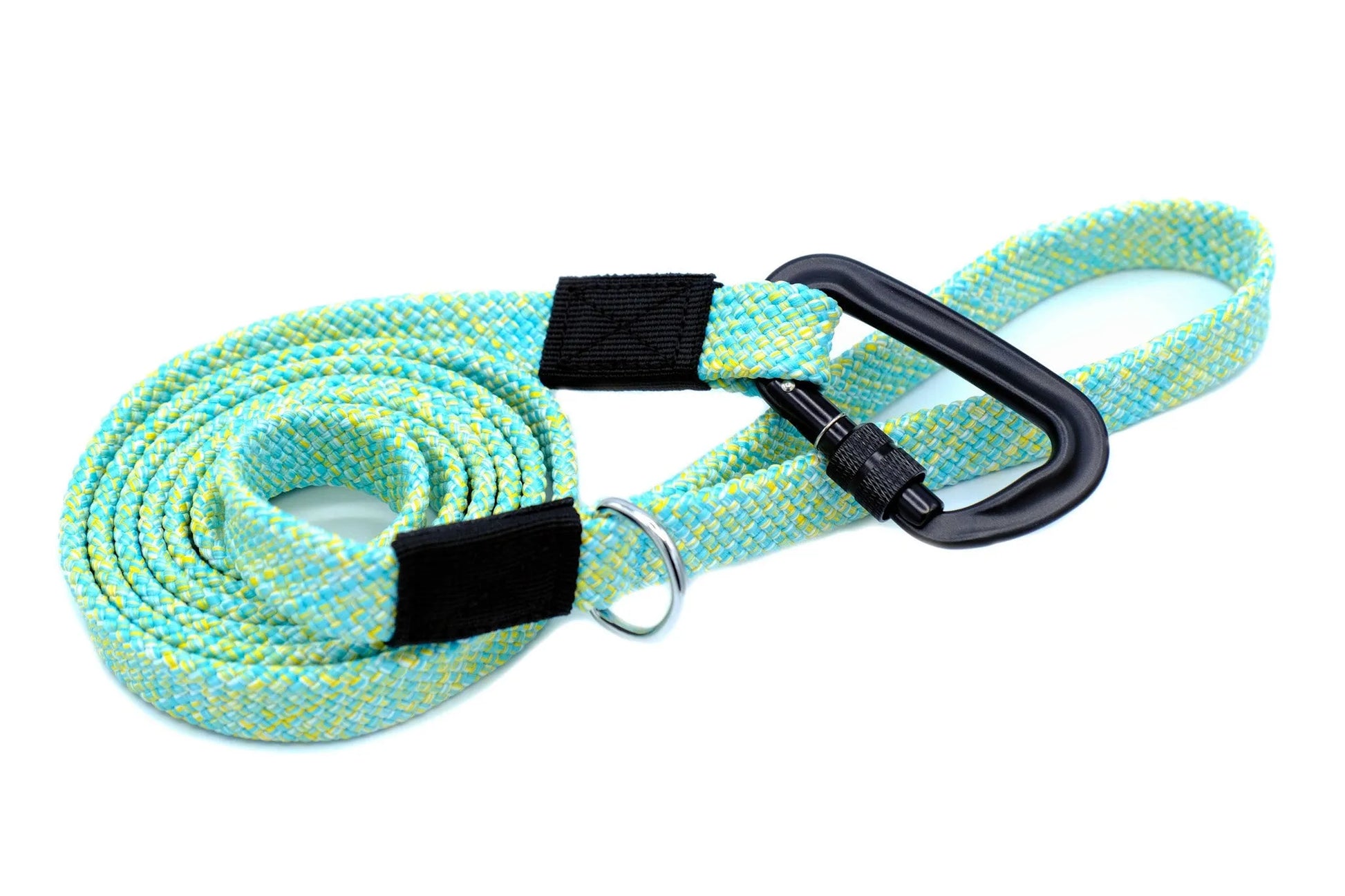 Adventure Style Mountain Wave Flat Weave Climbing Rope Dog Leash by Euro-Dog Collars and Leads in vibrant colors, priced a...