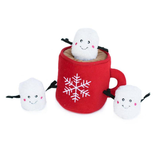 Holiday Burrow  Interactive Hot Cocoa Dog Toy