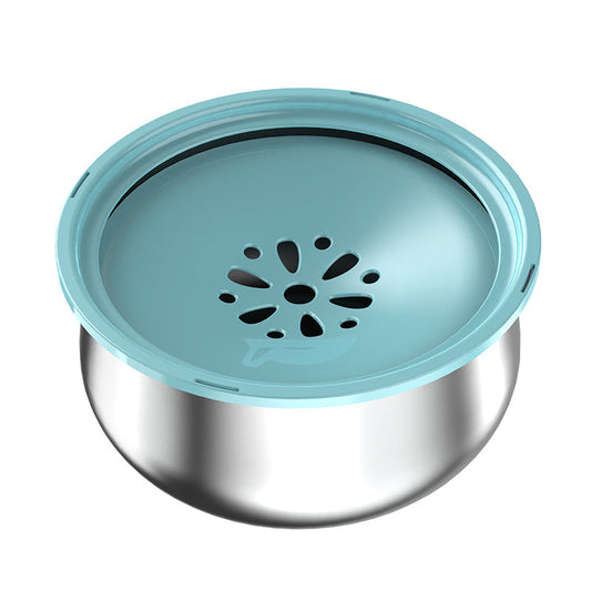 Large Capacity Stainless Steel Pet Water Bowl for Dogs and Cats