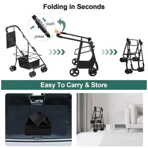 All-In-One Pet Travel Stroller And Carrier 🛒