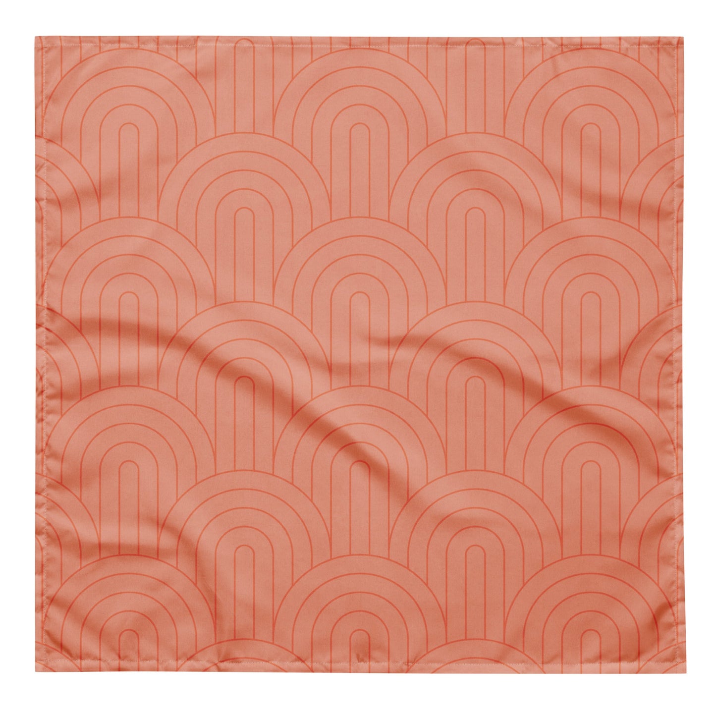 Sebastian & Clementine Scalloped Pink Bandana For Dogs and