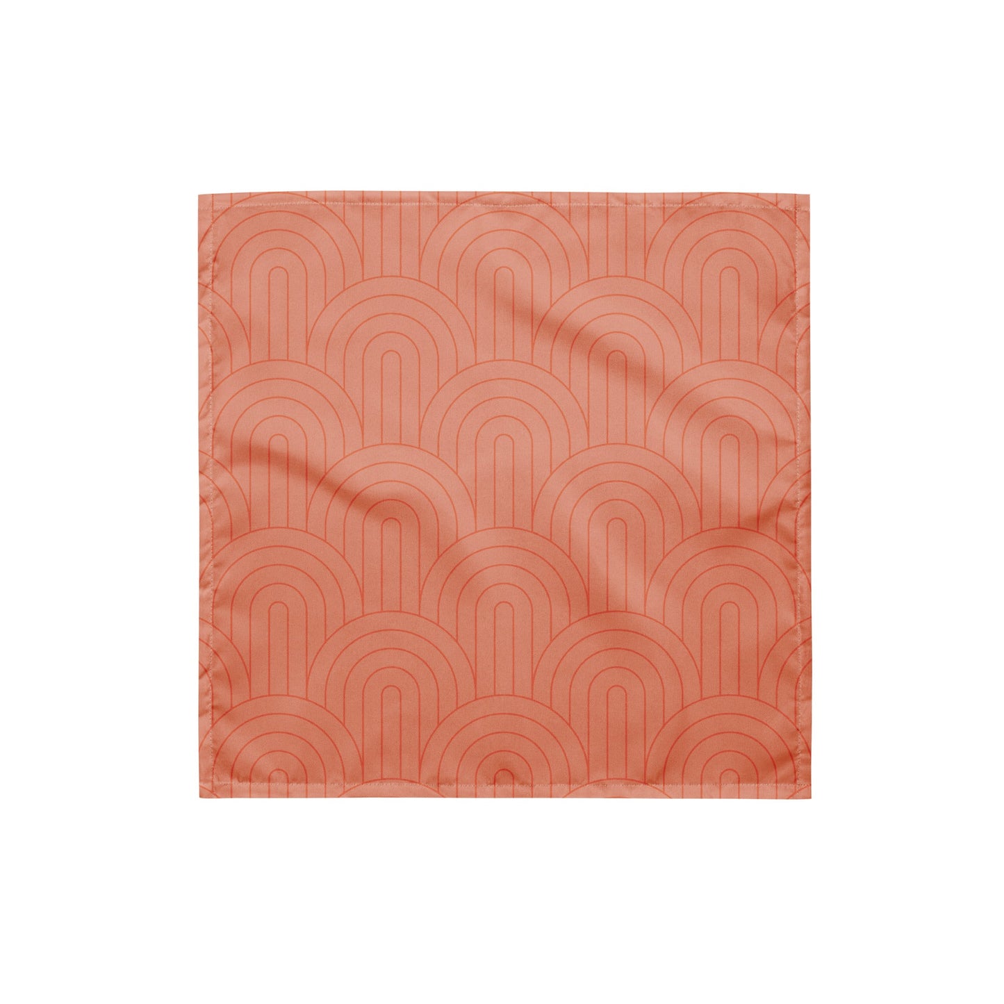 Sebastian & Clementine Scalloped Pink Bandana For Dogs and