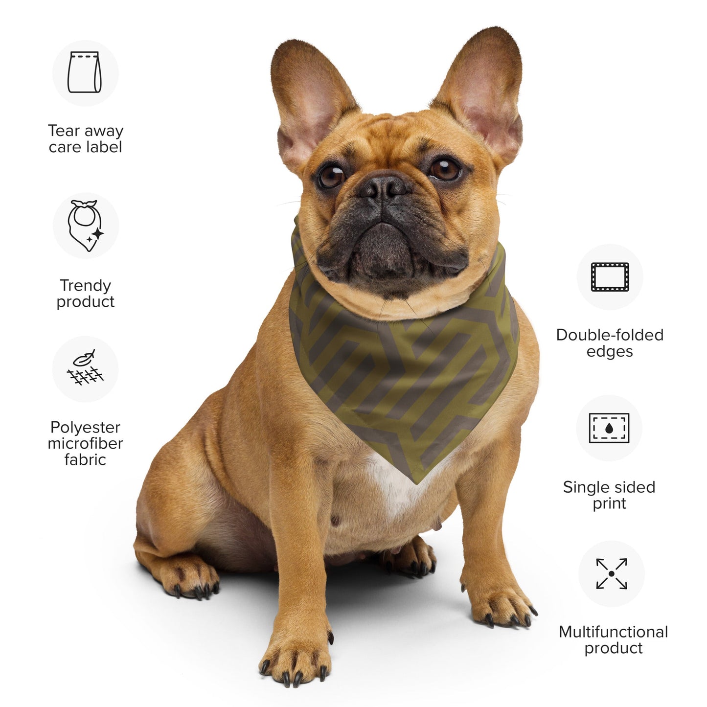 Sebastian & Clementine Forward Movement Bandana For Dogs and