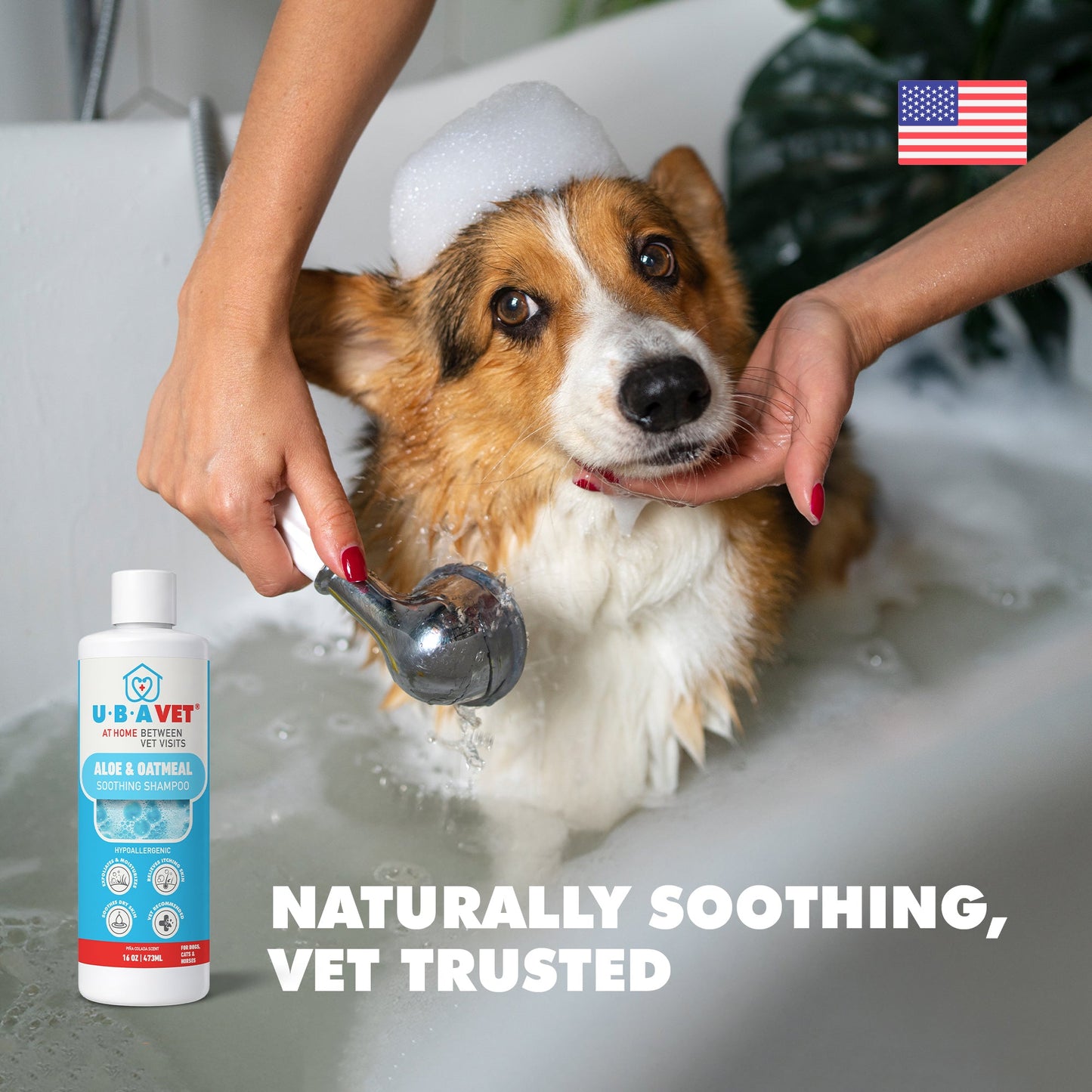 Cat Grooming UBAVET Aloe Oatmeal Conditioner Cats Soothing - gallery product image for cat grooming