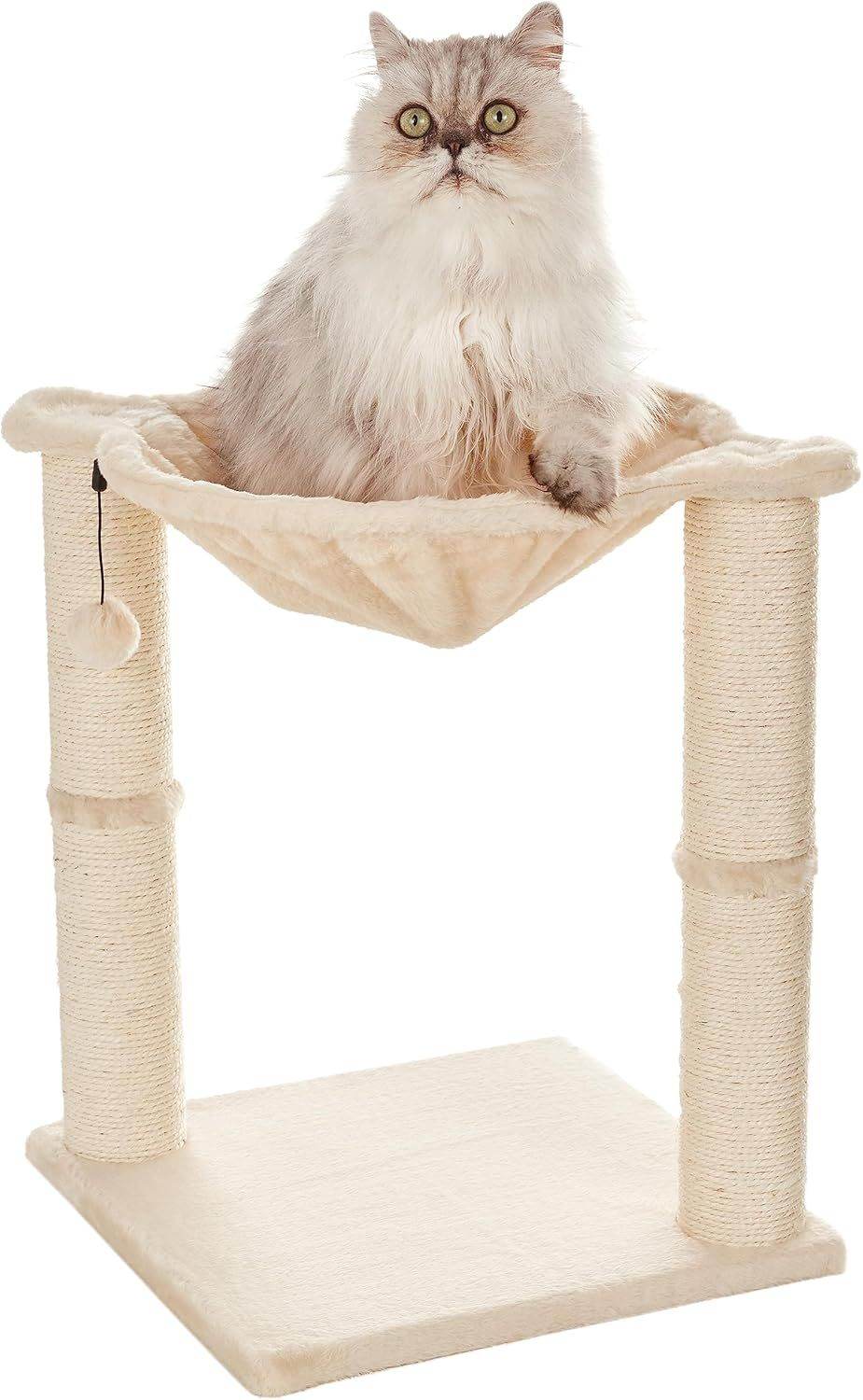 Purrfect Pet Kingdom Cat Scratching Post with Dangling Ball Purrfect Pet Kingdom