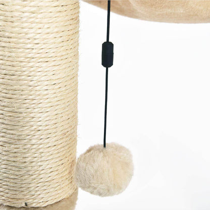Purrfect Pet Kingdom Cat Scratching Post with Dangling Ball Purrfect Pet Kingdom